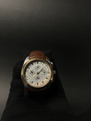 TISSOT COUTURIER CHRONOGRAPH STYLE STRAP WATCH.