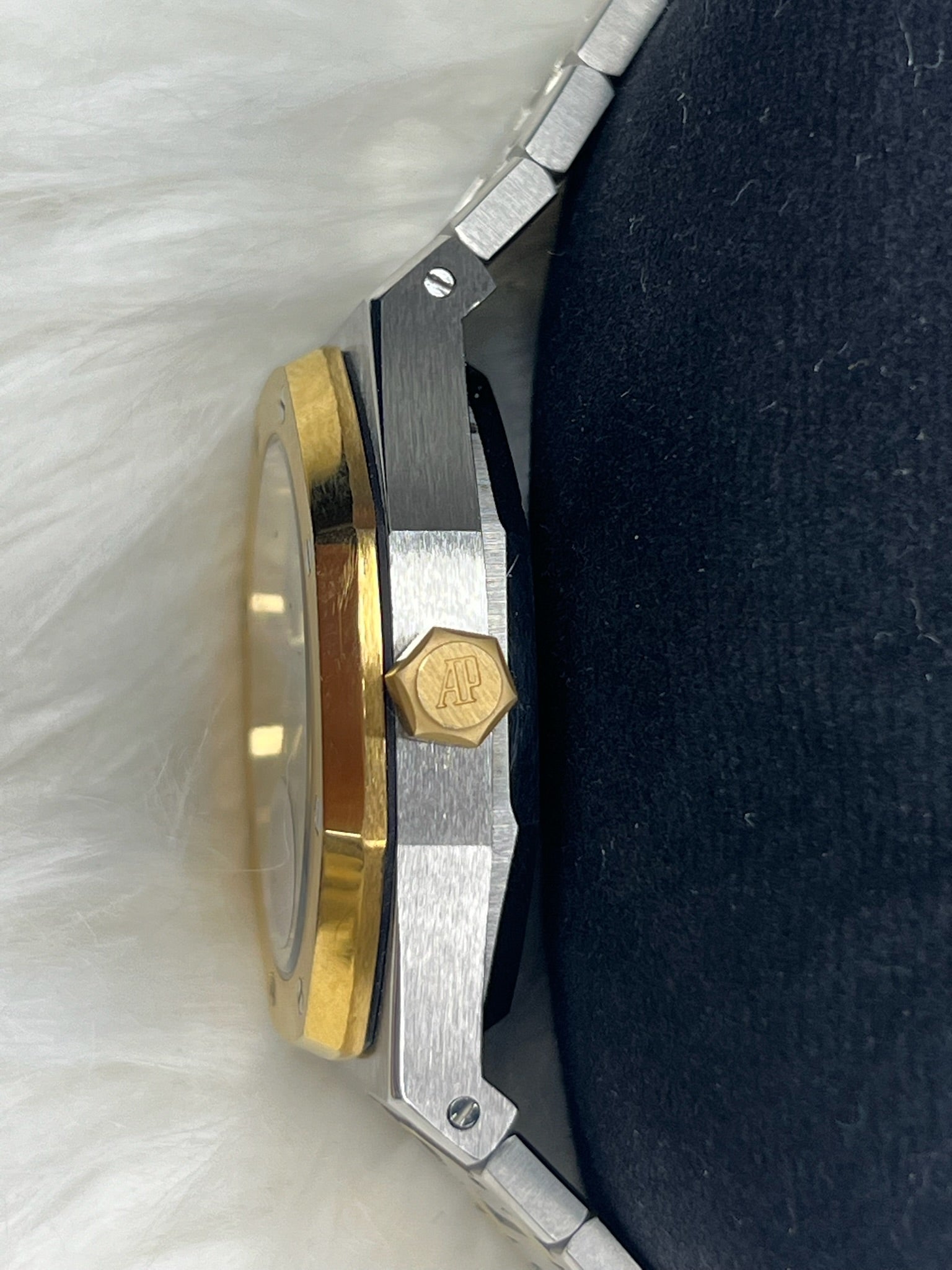 AP Two Tone Automatic Emerald Dial Super Clone Watch