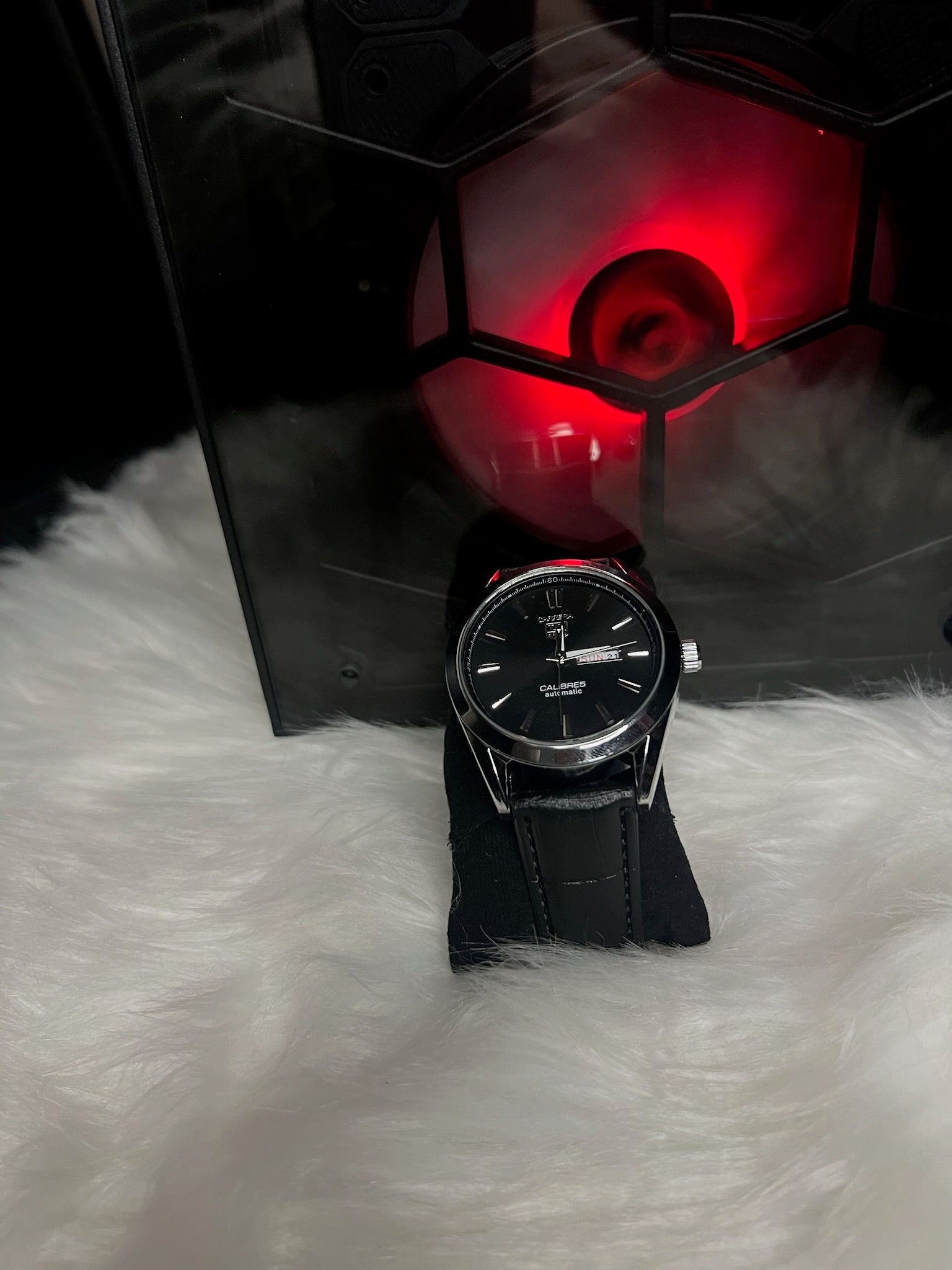 TAG HEUER CARRERA C5 QUARTZ BLACK